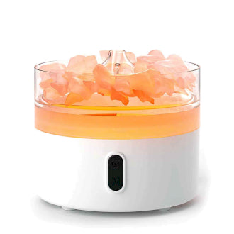 Himalayan Salt Aroma Diffuser - Night Light - USB-C - Flame Effect ( salt included)