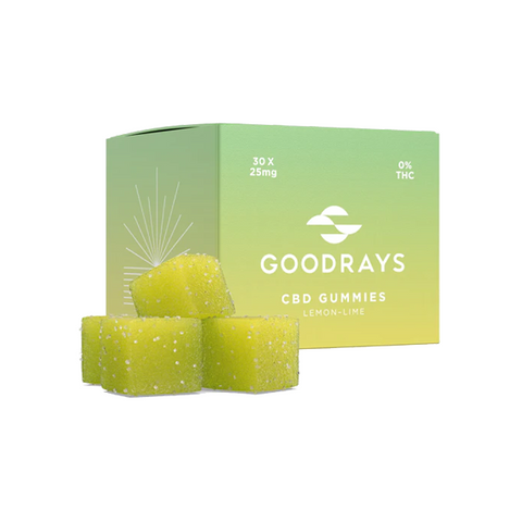 Goodrays 750mg CBD Gummies - 30 Pieces