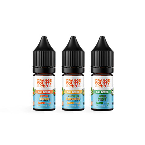 Orange County CBD Cali Range 300mg CBD 10ml E-liquid (60VG/40PG)