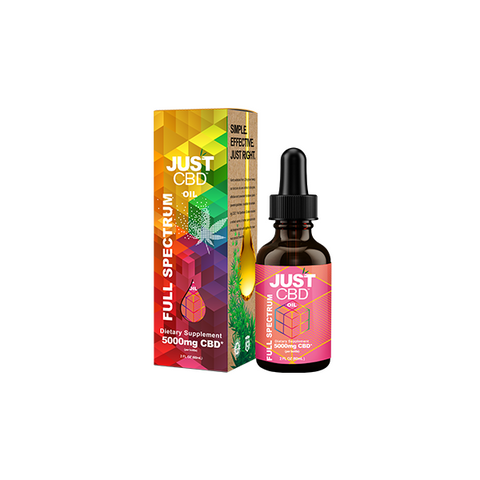 Just CBD 5000mg Full Spectrum Tincture - 30ml